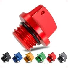 Tampa de Óleo Alumínio CNC Esportiva Resistente Universal Moto Honda Yamaha 150 160 Colorida