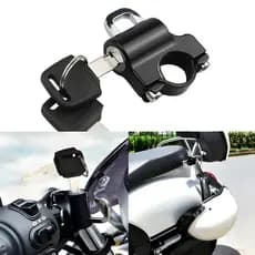 Trava De Segurança Do Capacete Antifurto Para Guidão Da Motocicleta Bike Trava Anti-Roubo Universal