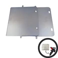 Chapa Placa Moto Mercosul Aço Reforçado 1.2mm Grossa Alta Resistência Cg Fan Titan Yamaha Universal