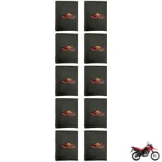 10 Capas de Banco Emborrachada 3D Impermeável — Moto Biz/Yamaha/Honda/XRE300/CRF/Monster  Resistente