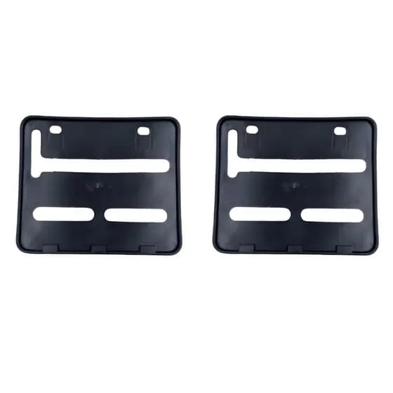 2 Suporte Moldura de Placa Moto Mercosul Acessório Universal Plástico Reforçado para  Todas as Motos