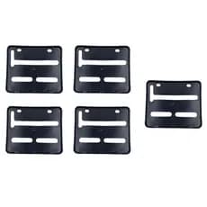 5 Suporte Moldura de Placa Moto Mercosul Acessório Universal  — Plástico Reforçado p/ Todas as Motos