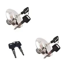 2 Tampas do Tanque Honda  CG/Titan/Fan 125/150 Bros Strada CBX 200/250 Twister XRE300 — Com 2 chaves
