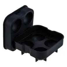 Forma de Gelo 4 Esferas 45MM em Silicone Preta -50°c
