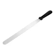 Espatula de Confeiteiro Inox alisar massas e doces 25cm Weck
