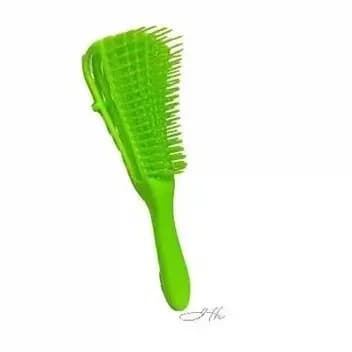 Escova Polvo Neon Para Cabelos Cacheados