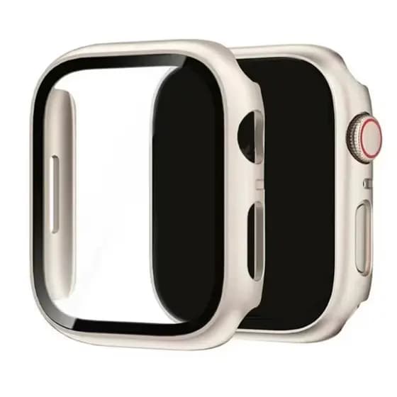 Capa Case Protetora Dourada Para Smartwatch 41mm