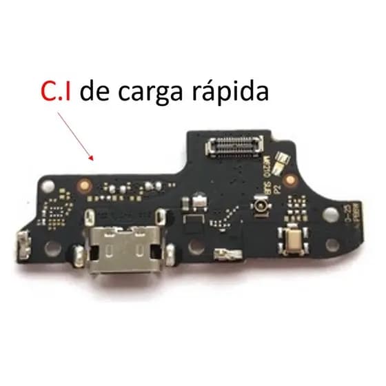 Placa Conector Carga Moto E7 ORIGINALTURBO