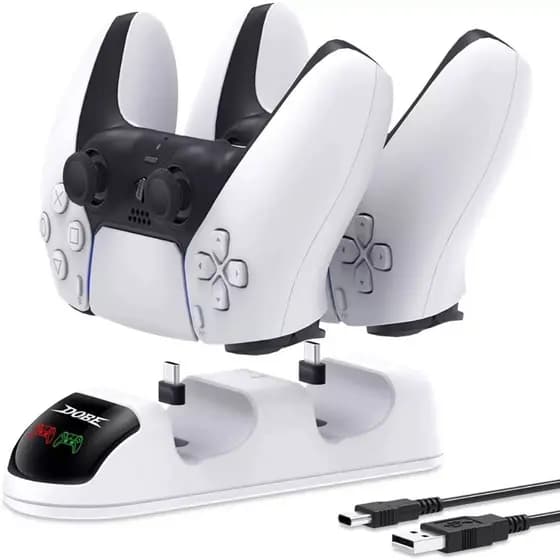 Carregador Duplo Dock Compatível Com Controle PS5 Playstation 5 - TP5-0506