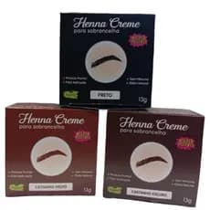 Henna Creme Para Sobrancelha Super Poderes