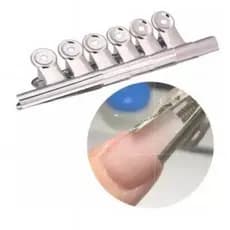 Kit 6 Presilhas TAMANHO * P* Inox Para Unhas Curvatura C