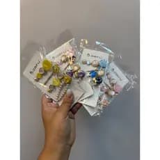 Kit Exclusivos Personalizados - adereços de cabelo (brilho, perola & Cristal) carinha