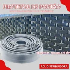 Protetor de Portão 50 METROS, Cinza  (10 cm de altura)