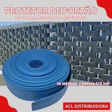 Protetor de Portão 50 METROS, AZUL (10 cm de altura)