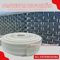 Protetor de Portão 50 METROS, Branco  (10 cm de altura)
