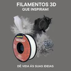 Filamento PLA, PETG e ABS PREMIUM -1kg para Impressora 3D FDM - 1,75mm