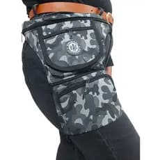 Bolsa Pochete Cartucheira de Perna Tatical Motoboy Camping Pesca Feirante Caçador Paintball Camelô