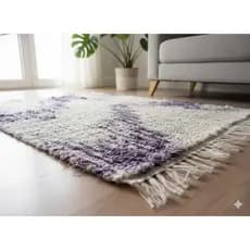 Tapete Artesanal 100% Algodão 60x40 cm – Macio, Ideal para Banheiro, Cozinha e Corredor