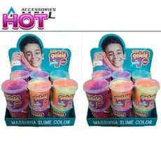 kids toys Argila para crianças  Novo Balde de Slime Gelelé (AVULSOS VARIAS CORES)  6pcs