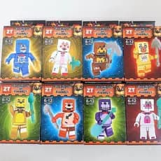 kids toys Kit Lego Five Nights At Freddy's 8 Pçs Figuras Animatronics  Atacado de brinquedos
