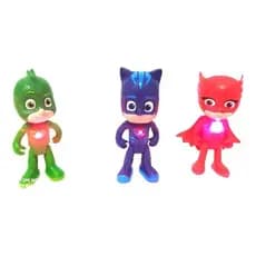 3pcs  kids toys PJ Masks Kit Com 6 Bonecos Heróis Promoção  Atacado de brinquedos
