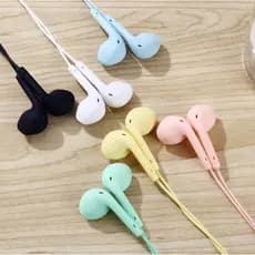 Fone De Ouvido Macaron Com Fio Original De Boa Qualidade Intra-Auricular headset com fio e microfone Envio em 24 horas