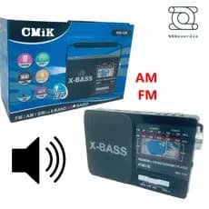 Rádio Retrô Vintage Am Fm Portátil Recarregável Envio Rápido Envio em 24 horas