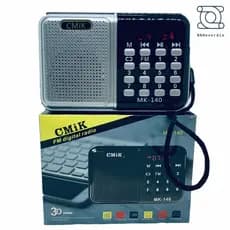 Mini Radio Digital Recarregável Portátil Fm,usb,cartão Envio em 24 horas