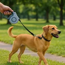Guia Retrátil Pet 5m Automática Para Cães e Gatos 15kg