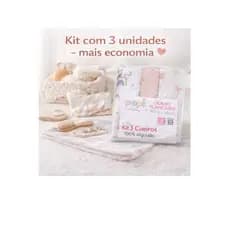 Kit Cueiro Flanelado 100% Algodão