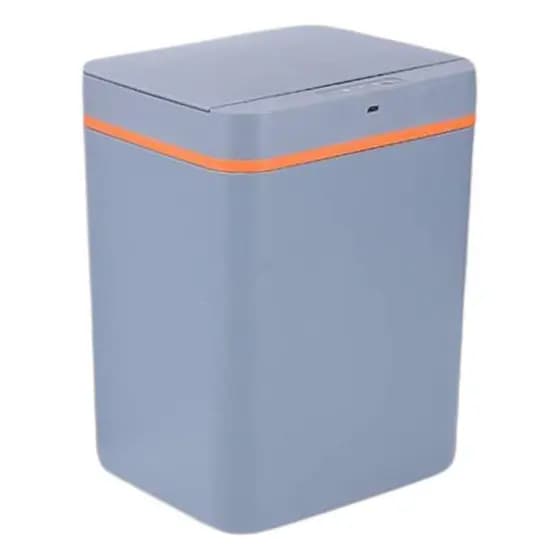 CINZA - Lixeira Automática 15L Sensor de Movimento