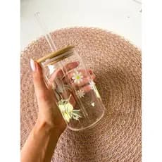 Copo de Vidro, Caneca de Vidro Limao, Copo de Vidro Margarida