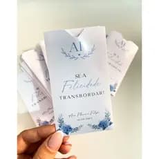 Lágrimas de Alegria | Casamento | Lenço Personalizado