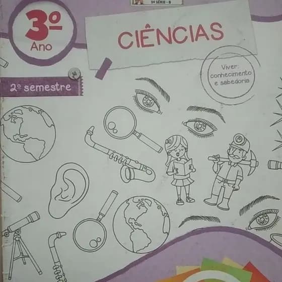 KIT COM 2 APOSTILAS MACKENZIE DE CIÊNCIAS 3° ANO FUNDAMENTAL USADA