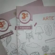 KIT COM 4 APOSTILAS MACKENZIE DE ARTES 3° ANO FUNDAMENTAL USADA