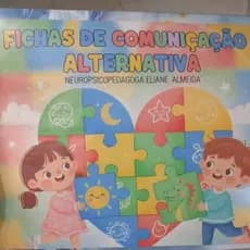 100 FICHAS 14X20CM COMUNICAÇÃO ALTERNATIVA PERSONALIZADA