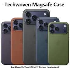 Capa Oficial Magsafe Techtecido Com Controle De Botão De Câmera Para iPhone 17 Pro Max 17Pro Carregamento Sem Fio Animaç