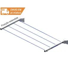 Varal De Roupas Retratil e Recolhivel 17m Ultra Resistente Varal Lavanderia - Barato - Oferta