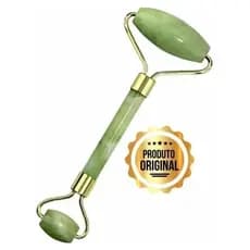 Pedra De Jade Rolo Massageador Facial Anti Estresse Facial - Oferta