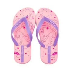 Chinelo Infantil Ipanema Unicórnio Menina Rosa+Lilás - 23 ao 36 Original