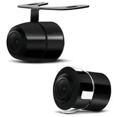 Câmera de Ré Automotiva Fixa Borboleta MH-11 Universal RCA 120° Colorida Sem LED
