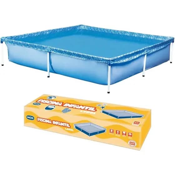 Piscina Infantil Retangular Mor - Estrutura Firme e Fácil de Montar, 1500 Litros