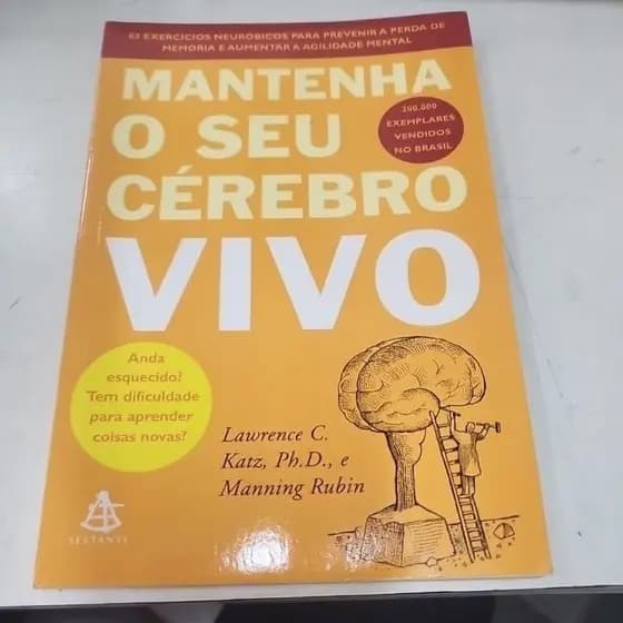 Livro Mantenha seu cérebro vivo de sextante