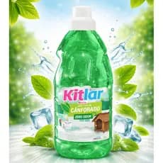 Limpa Piso KITLAR Gel Canforado 2 Litros ZERO ODOR