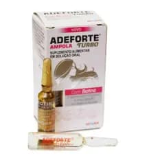 Adeforte Turbo 01 Ampola 3ml + 01 Ampola de Biotina 3ml