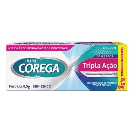 Corega Creme Fixador de Dentadura Ultra  8,5g (Original)