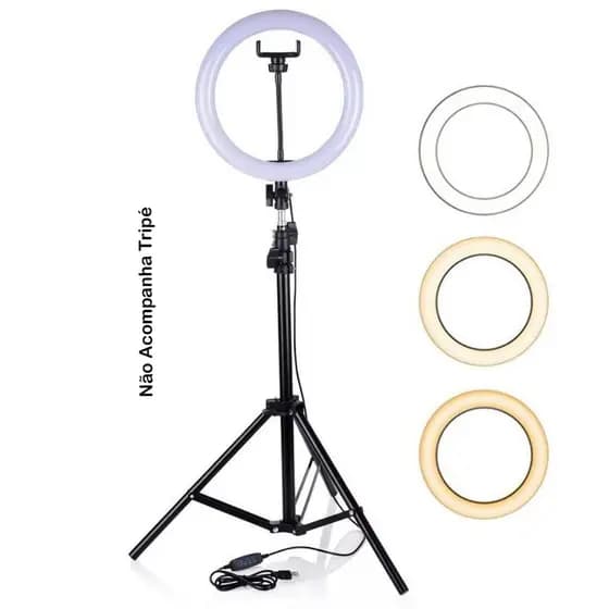Ring Ligth Iluminadora Para Gravar Videos Fotos Youtuber Tik Tok Influencer