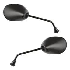 Par Espelho Retrovisor Modelo Original Preto Pop 100 / Bros 150 / Bros 160 / Biz 125