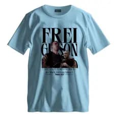 Camiseta Estampada Frei Gilson Padre Católica Cristã Jesus Unissex Algodão