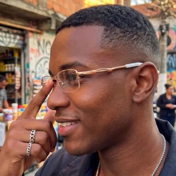 Armação De Descanso Lupa Em Metal Molinha